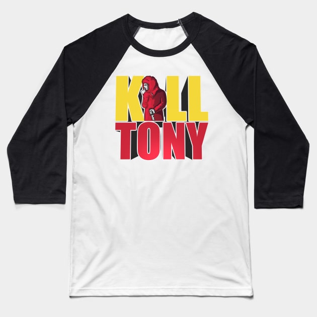 Kill Tony Red Hoodie -  Kill Tony Gifts & Merchandise for Sale Baseball T-Shirt by Ina